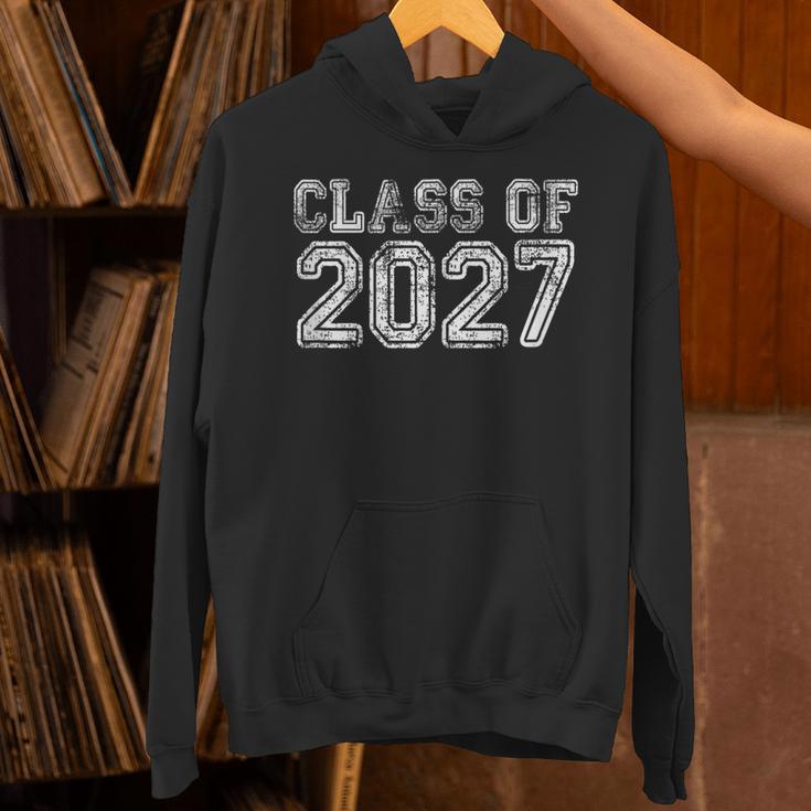 Class Of 2027 Grow With Me Future Graduation Year Unisex Hoodie
