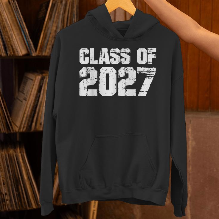 Class Of 2027 High School College Graduation Reunion T-Shirt Unisex Hoodie