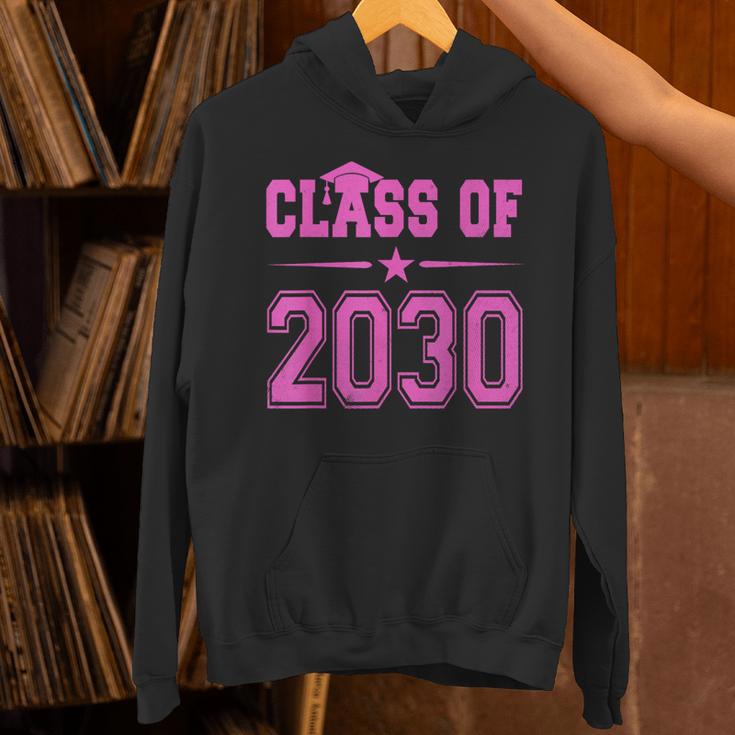 Class Of 2030 Pink Girls Shirt Graduation Unisex Hoodie