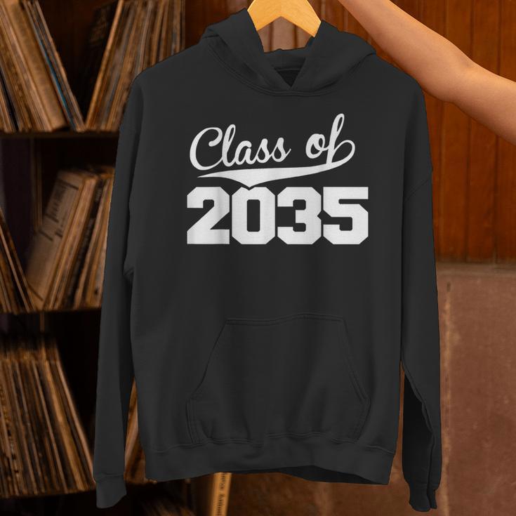 Class Of 2035 Kid To Adult Future Years Graduation Keepsake Unisex Hoodie