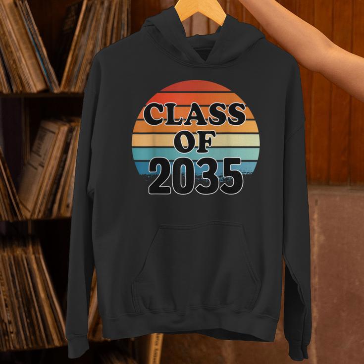 Class Of 2035 Senior Graduate Retro Graduation Unisex Hoodie