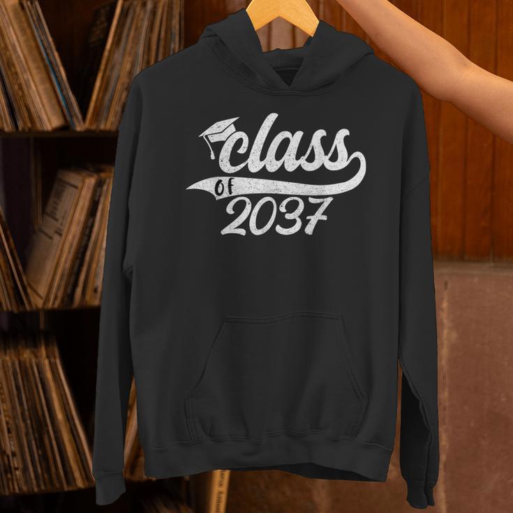 Class Of 2037 First Day Of School Graduation Grow With Me Unisex Hoodie