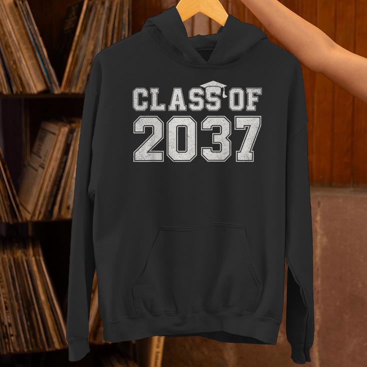 Class Of 2037 Kindergarten To Graduation First Day Of School Unisex Hoodie