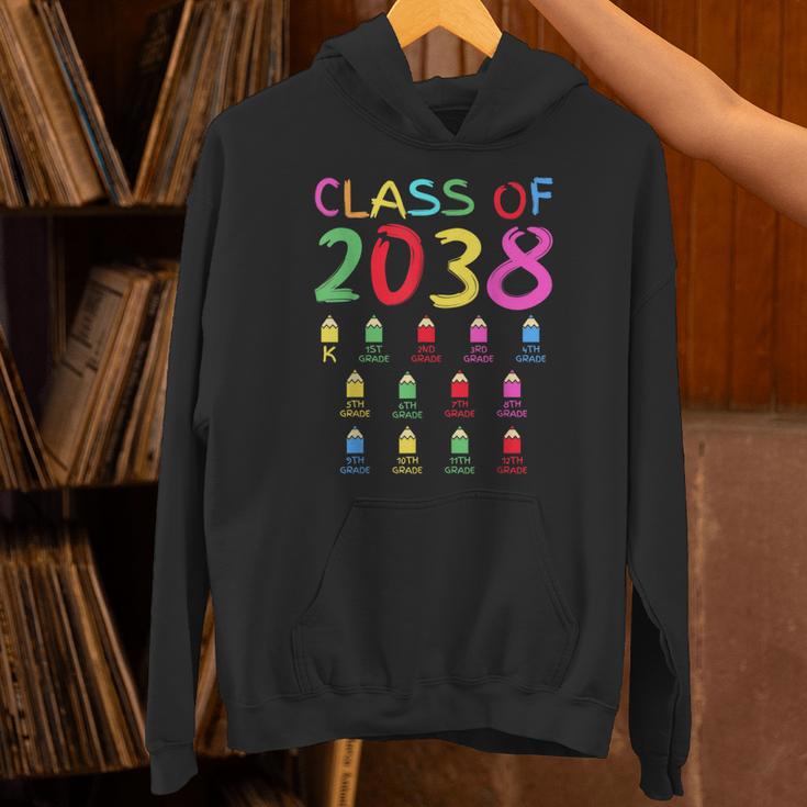 Class Of 2038 Senior Class 2038 Idea Graduation Grow With Me Unisex Hoodie