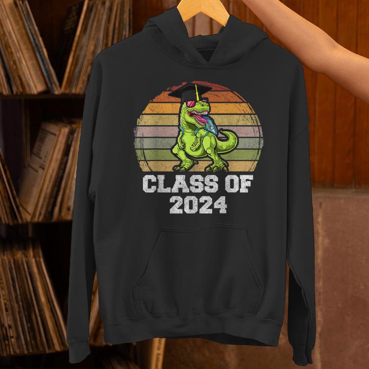 Class Of Dinosaur Apparel 2024 Graduation Graduate Dino Boy Unisex Hoodie