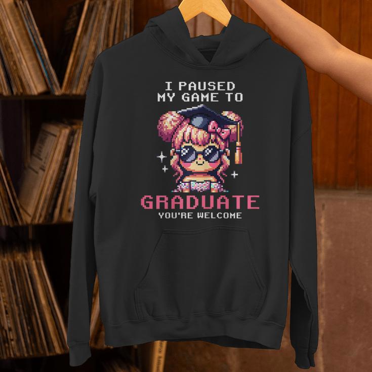 Classic I'm From The 1900s Retro Games Graduating Girl Unisex Hoodie