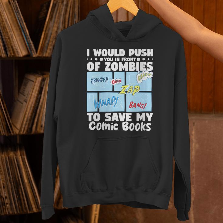 Comics Collecting Book Collector Guide Comics Lover Unisex Hoodie