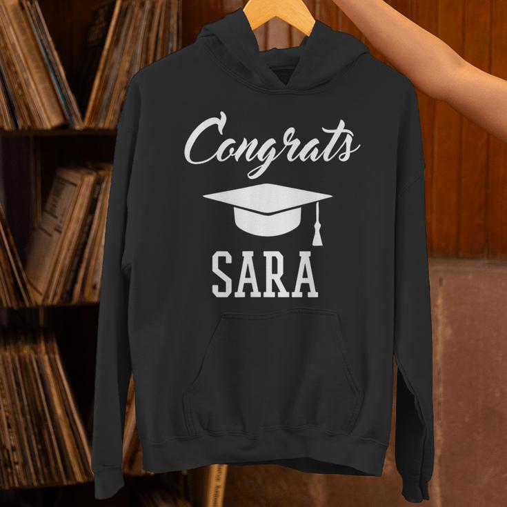 Congrats Sara College High School Graduation Unisex Hoodie