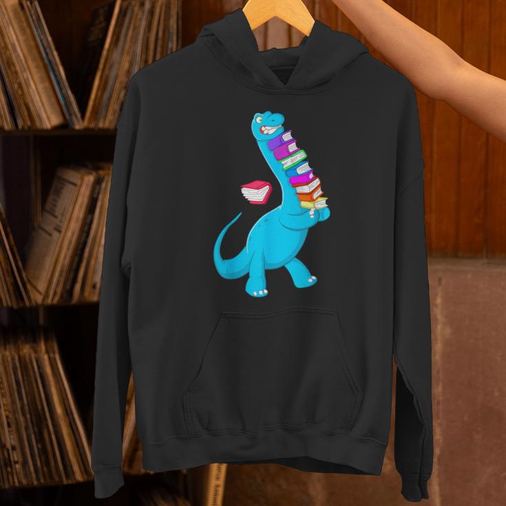 Cool Dinosaur Books Art For Men Women Libarian Book Lover Unisex Hoodie Cool Dinosaur Books Art For Men Women Libarian Book Lover Unisex Hoodie