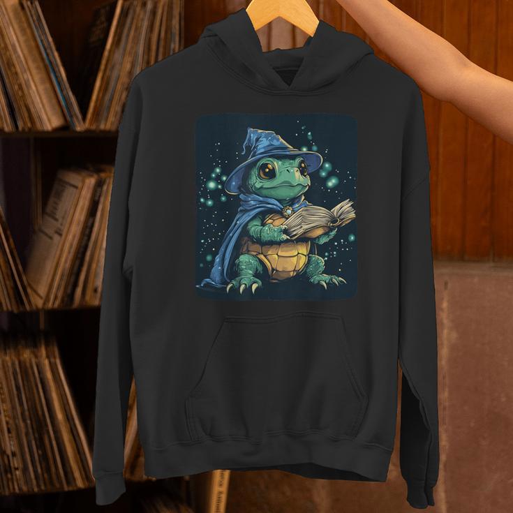 Cool Magical Book With Wizard Turtle For Adults And Kids Unisex Hoodie Cool Magical Book With Wizard Turtle For Adults And Kids Unisex Hoodie