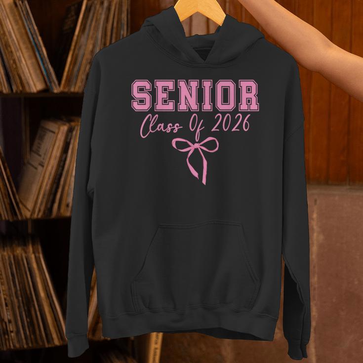 Coquette Senior 2026 Class Of 2026 Pink Bow Graduation 2026 Unisex Hoodie