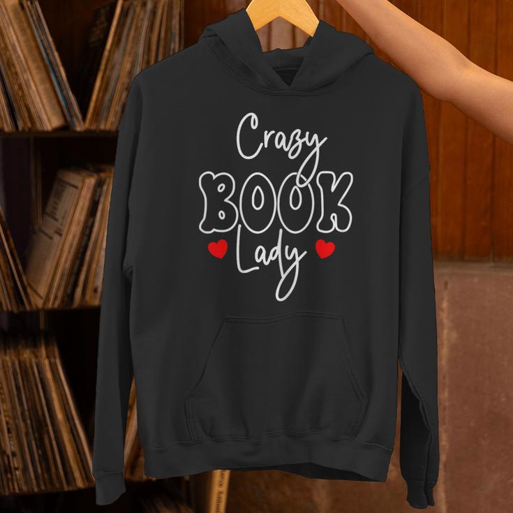 Crazy Book Lady Unisex Hoodie