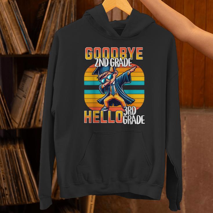 Dabbing Boy Goodbye 2nd Grade Hello 3rd Grade Graduation Unisex Hoodie