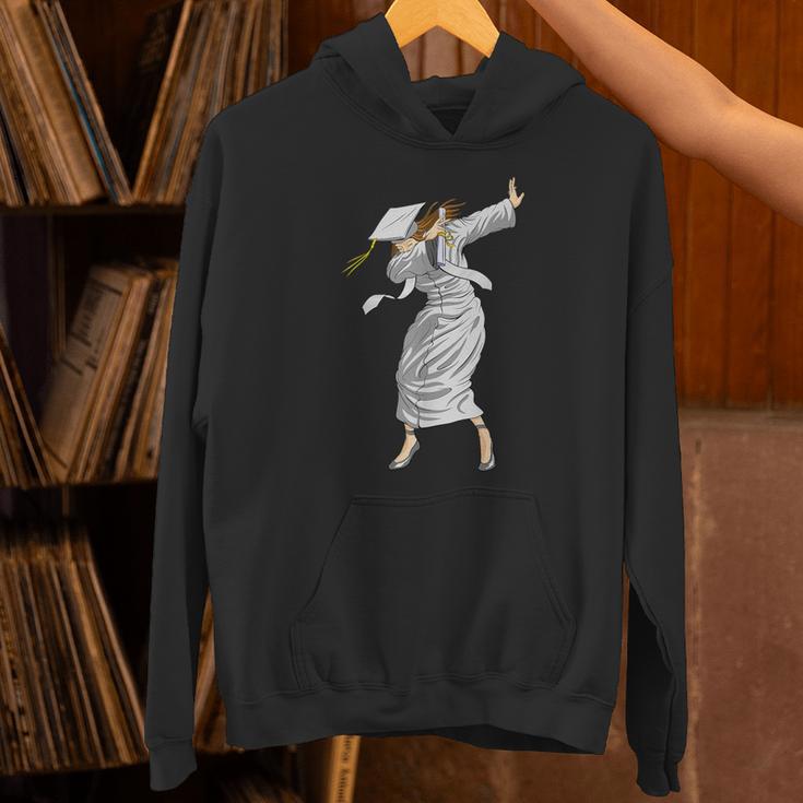 Dabbing Graduation Class Of 2025 Woman Graduation Unisex Hoodie