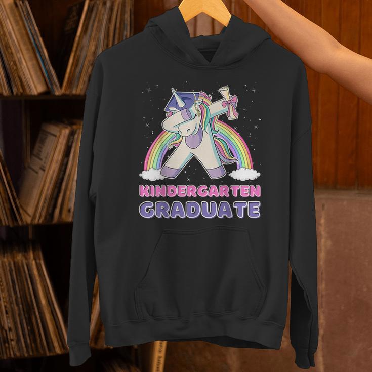 Dabbing Unicorn Kindergarten Graduation Dab Dance Girl Unisex Hoodie