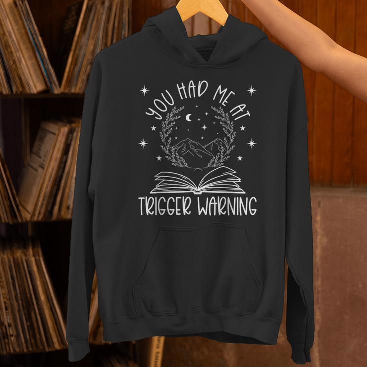 Dark Romance Trigger Warning Spicy Book Merch Women Smut Unisex Hoodie