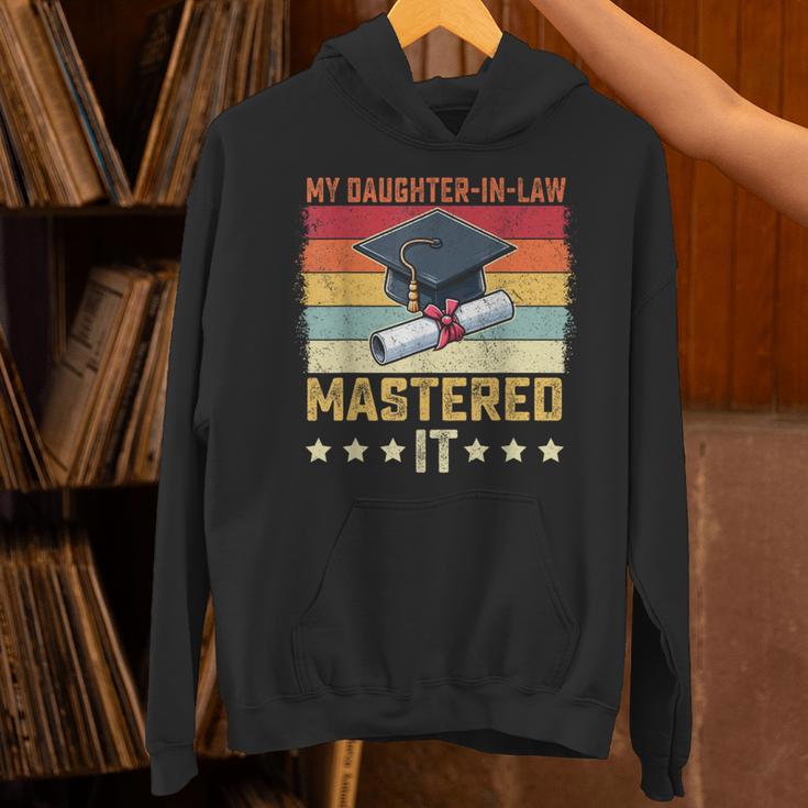 My Daughter In Law Mastered It Master's Graduation Vintage Unisex Hoodie