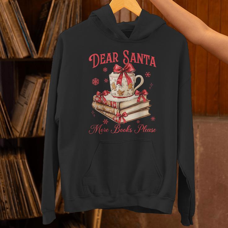 Dear Santa More Books Please Reading Book Lover Christmas Unisex Hoodie Dear Santa More Books Please Reading Book Lover Christmas Unisex Hoodie
