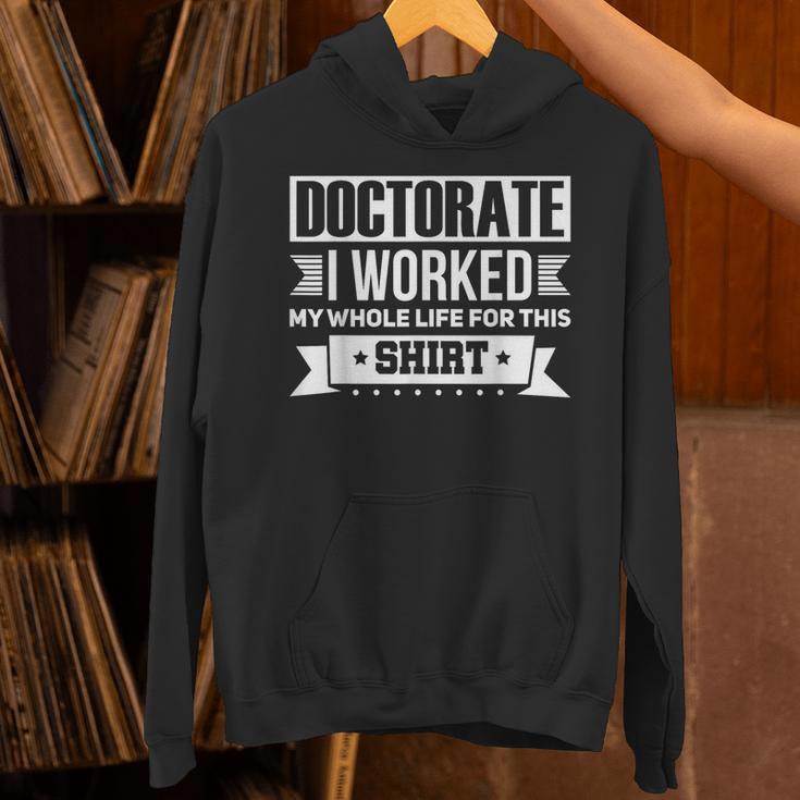 Doctor & Degree Quotes PhD Graduation Short Sleeve Classic Fit T-Shirt Humorous Doctorate Small Unisex Hoodie