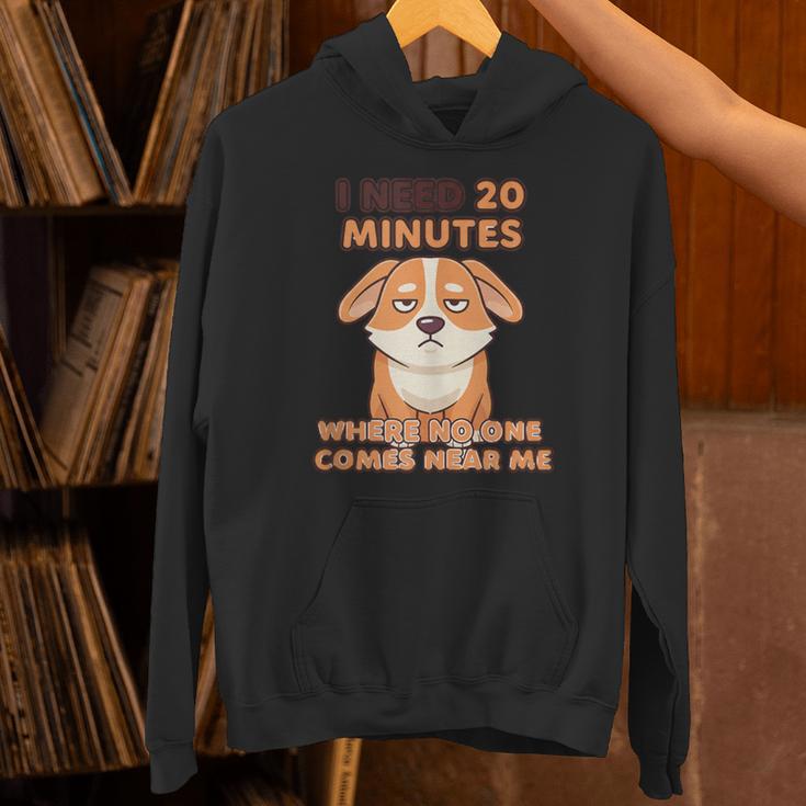Dog Introvert I Need 20 Minutes Where No One Comes Unisex Hoodie