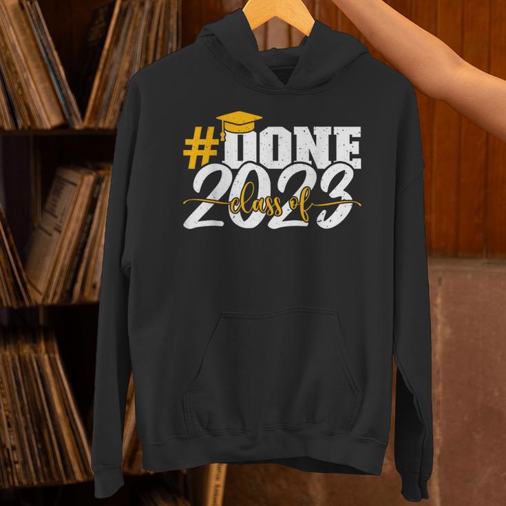 Done Class Of 2023 Graduation For Her Him Grad Seniors 2023 Unisex Hoodie