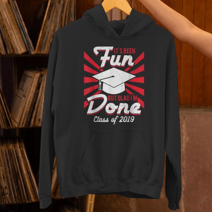 Im Done Graduating Class Of 2019 School GraduationShirt Unisex Hoodie