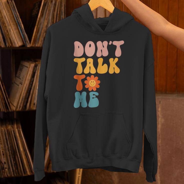 Don't Talk To Me Sarcastic Introvert Antisocial Unisex Hoodie