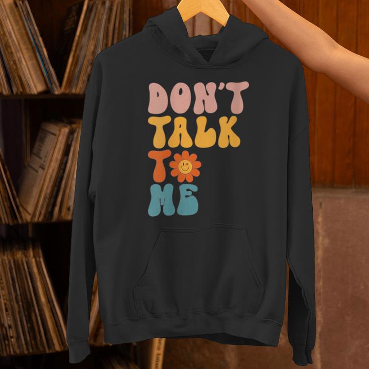 Don't Talk To Me Sarcastic Introvert Antisocial Unisex Hoodie Don't Talk To Me Sarcastic Introvert Antisocial Unisex Hoodie