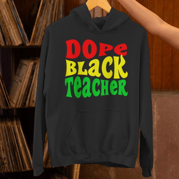 Dope Teacher African American Graduation History Month Unisex Hoodie