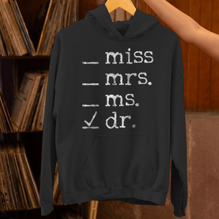 Dr Doctor Doctorate PhD Graduation Unisex Hoodie