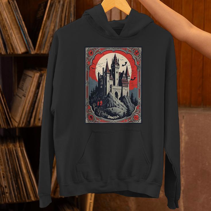 Dracula's Castle Book Cover Illustration Unisex Hoodie Dracula's Castle Book Cover Illustration Unisex Hoodie