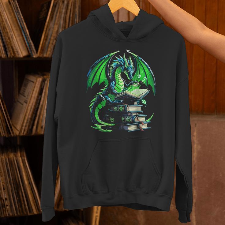 Dragon Reading Books Bookworm Unisex Hoodie