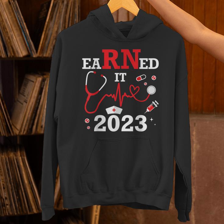 Earned It 2023 For Nurse Graduation Or RN LPN Class Of Unisex Hoodie