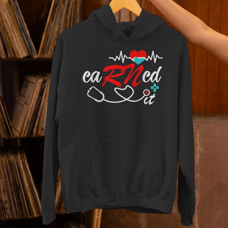 Earned It RN Nurse Graduation RN & LPN Nursing Unisex Hoodie