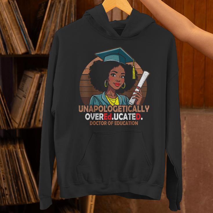 EdD Black Girls Doctor Of Education Graduation Black Women Unisex Hoodie