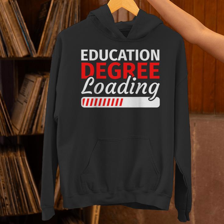 Education Major Shirts Teaching Degree Loading Graduation Unisex Hoodie