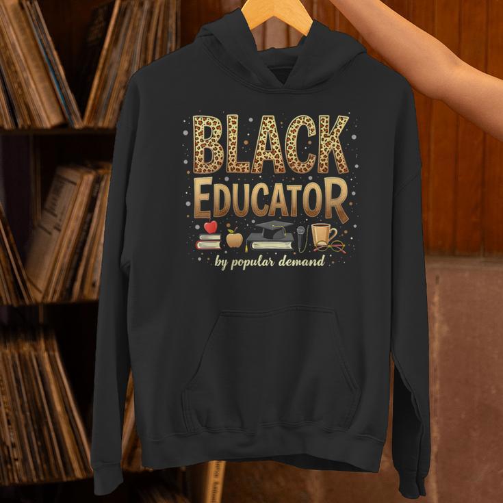 Educator By Popular Demand African American Book Lover Unisex Hoodie