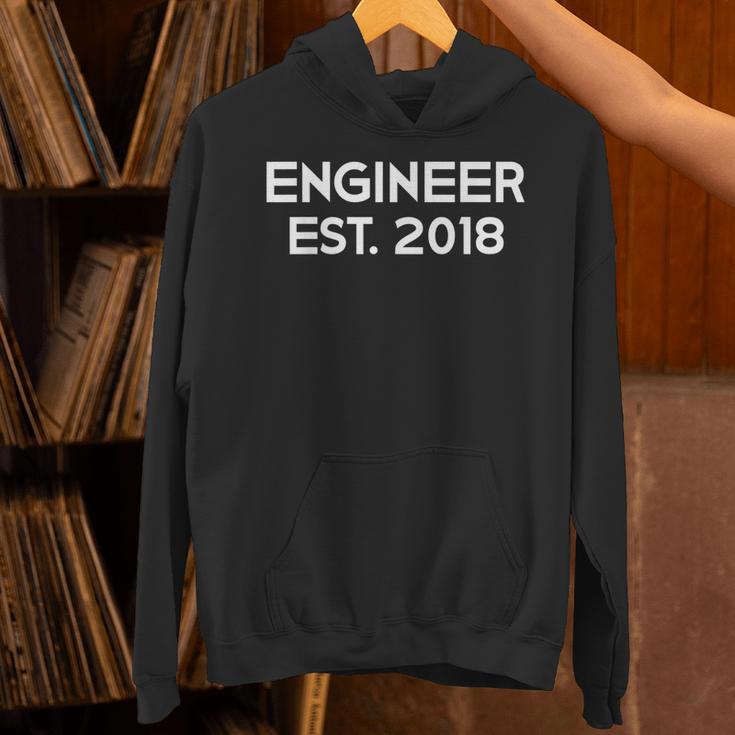 Engineering Graduation Engineer Est 2018 Tee Unisex Hoodie