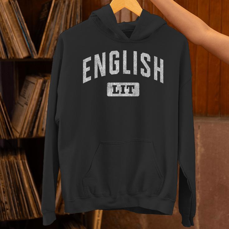 English Major Graduation Books Literature Lover Unisex Hoodie