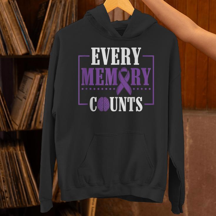 Every Memory Counts Alzheimer's Awareness Dementia Unisex Hoodie Every Memory Counts Alzheimer's Awareness Dementia Unisex Hoodie