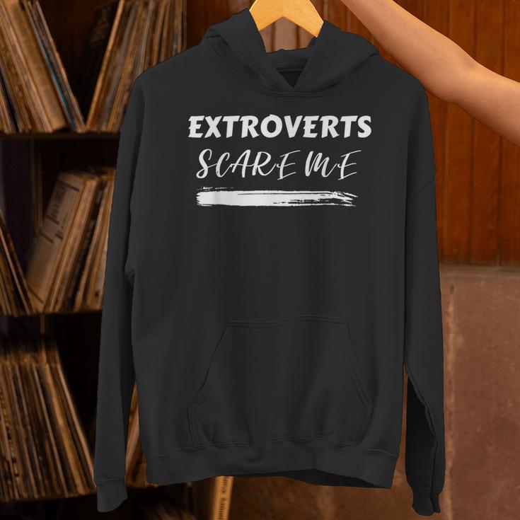 Extroverts Scare Me Introvert Antisocial Joke INFJ Pun Unisex Hoodie Extroverts Scare Me Introvert Antisocial Joke INFJ Pun Unisex Hoodie
