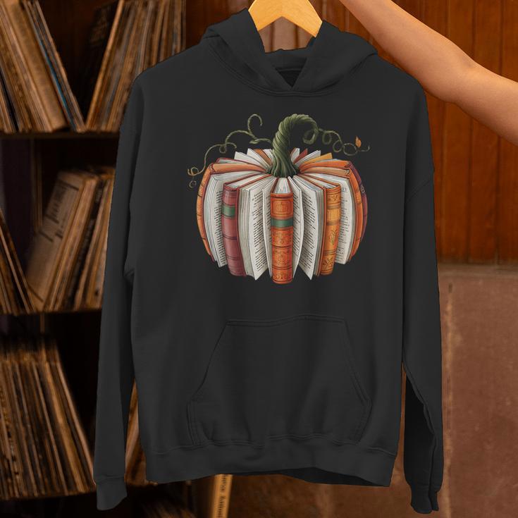 Fall Book Pumpkin Halloween Teacher Librarian Thanksgiving Unisex Hoodie Fall Book Pumpkin Halloween Teacher Librarian Thanksgiving Unisex Hoodie