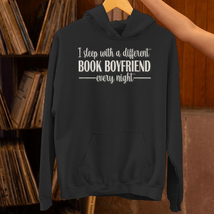 Fantasy Romantasy Novels Lover Sleep With Book Boyfriend Unisex Hoodie