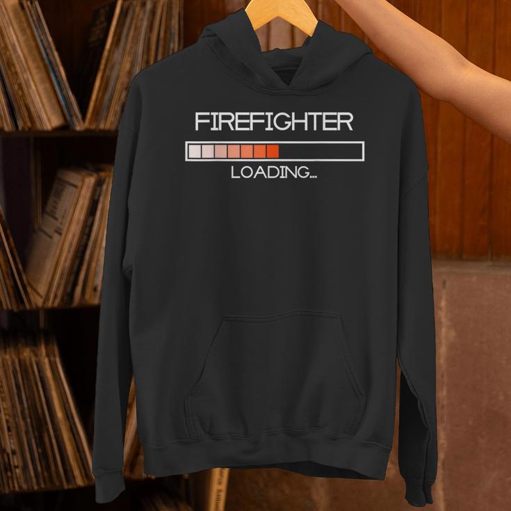 Firefighter Fire Resque Team By Bezra Future Firefighter Loading Fireguard Fireman Graduation Unisex Hoodie