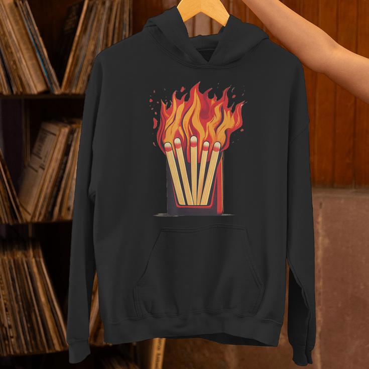 Flames And Lighter Costume For Matchbook Lovers Unisex Hoodie Flames And Lighter Costume For Matchbook Lovers Unisex Hoodie