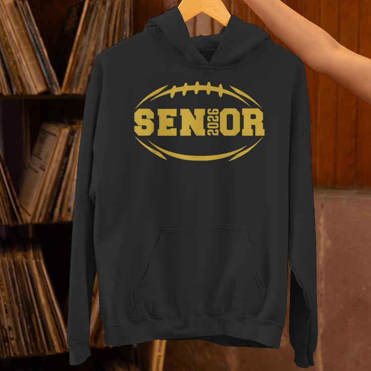Football Proud Senior 2026 Graduation Year Unisex Hoodie