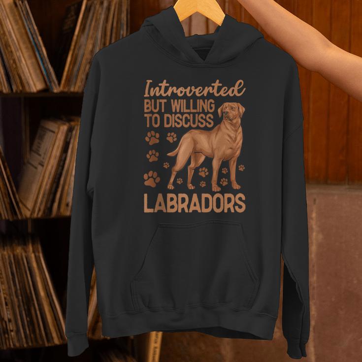 Fox Red Labrador Retriever Introvert Foxred Lab Unisex Hoodie