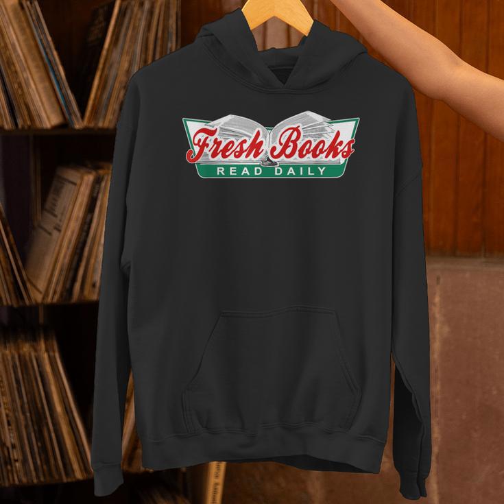 Fresh Books Read Daily Saying Reading And Book Unisex Hoodie Fresh Books Read Daily Saying Reading And Book Unisex Hoodie