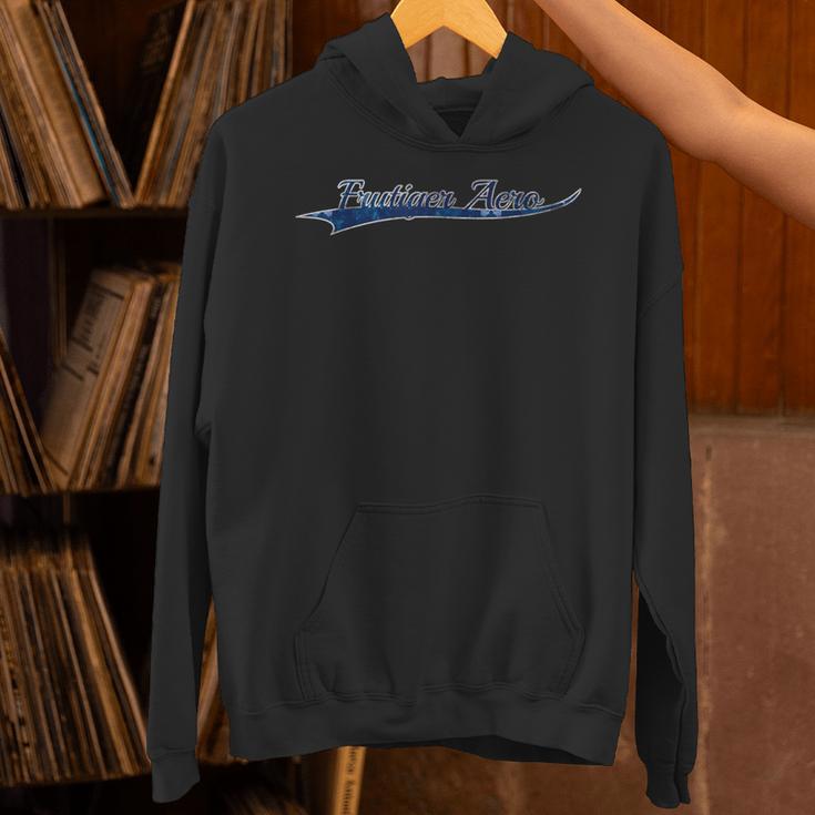 Frutiger Aero Aesthetic Digital Art Vintage Varsity Unisex Hoodie