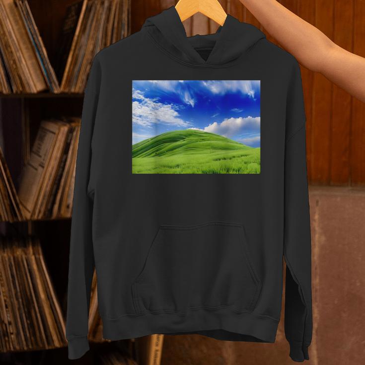 Frutiger Aero Meadow Aesthetic Y2k 2000s Ironic Nostalgic Unisex Hoodie Frutiger Aero Meadow Aesthetic Y2k 2000s Ironic Nostalgic Unisex Hoodie